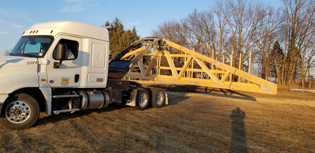 The Trusses Arrive!