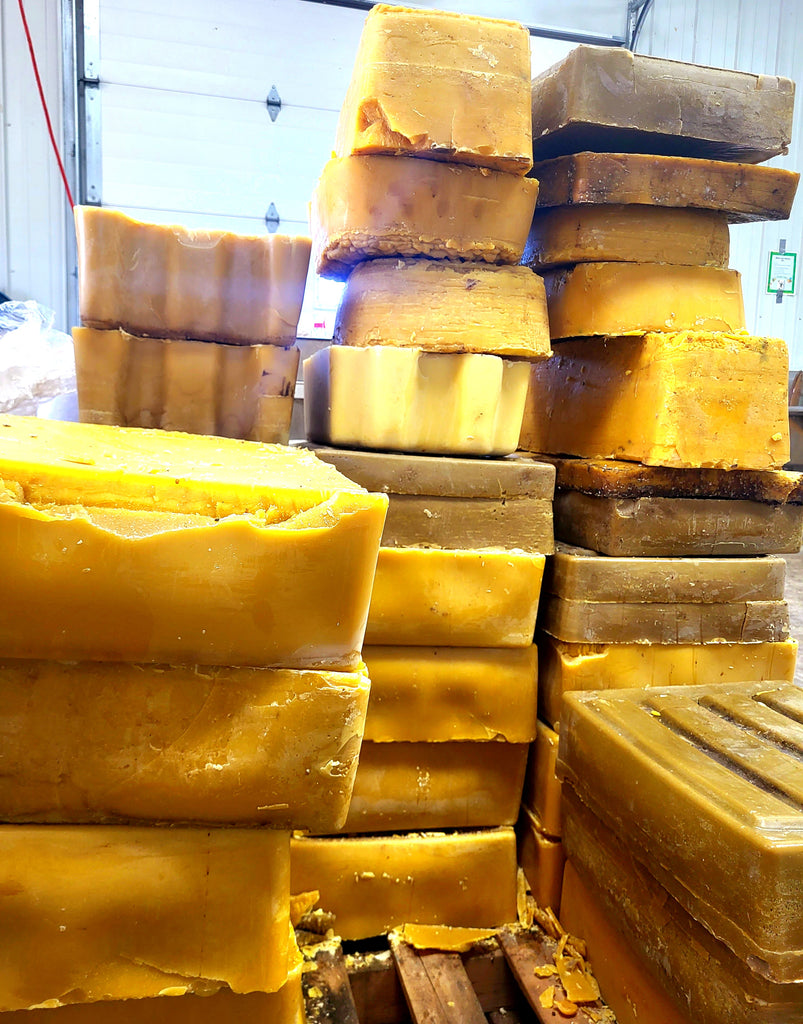 10 lb Unfiltered Beeswax