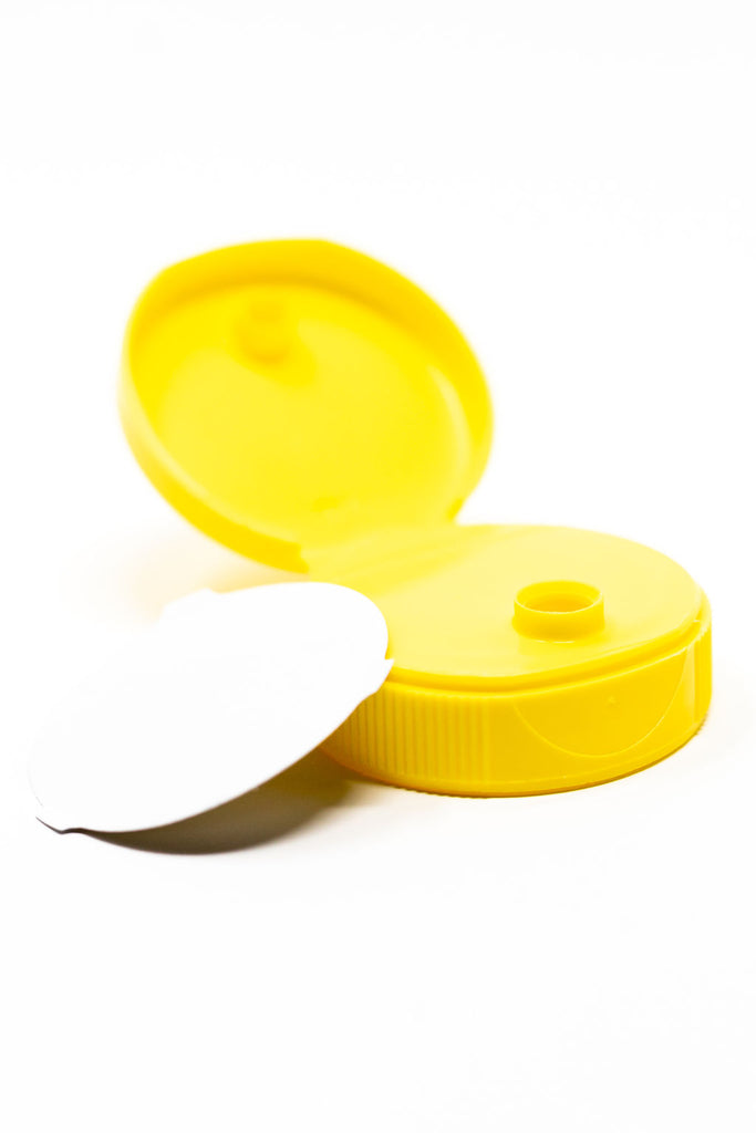 38 mm Yellow Snap (Flip) Cap